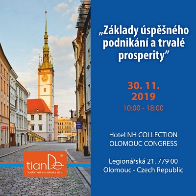 Билет «Основы успешного бизнеса и процветания» (Чехия, г.Оломоуц, 30 ноября 2019)